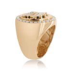 Diamond Crown Ring 1.55 ct. 10K Yel1ow Gold