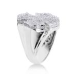 Diamond Fancy Cross Ring 1.65 ct. 10K White Gold