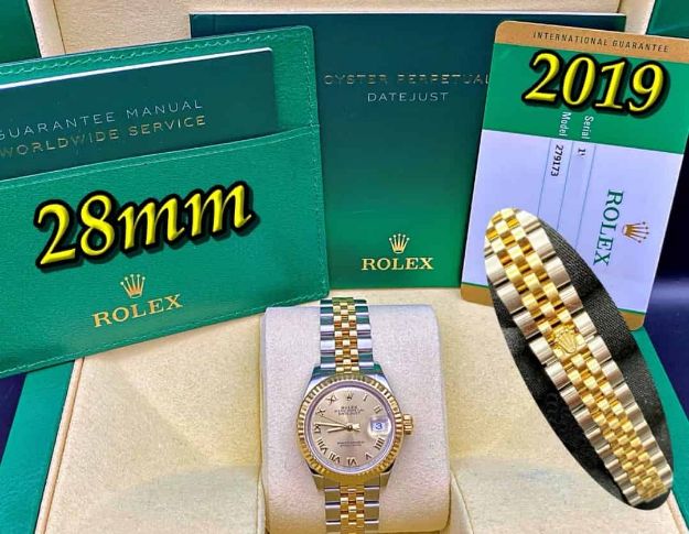 Rolex Datejust Ladies Two Tone 28MM Watch 2019