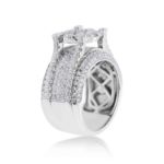 Diamond Ring 4.60 ct. 14K White Gold