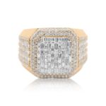 Diamond Ring 2.90 ct. 14K Yellow Gold