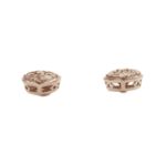 Diamond Heart Earrings 0.25ct 14K Rose Gold