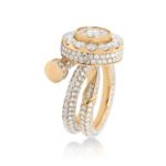 Diamond Ring 11.10 ct. 14K Yellow Gold