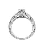 Diamond Engagement Ring  0.69 ct. 14K White Gold 4.41 g