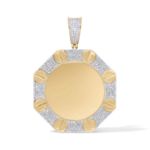 Diamond Memory, Picture Pendant  0.70 ct. 10K Yellow Gold