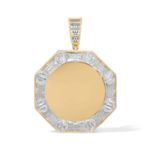 Diamond Memory, Picture Pendant  0.70 ct. 10K Yellow Gold