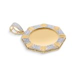 Diamond Memory, Picture Pendant  0.70 ct. 10K Yellow Gold