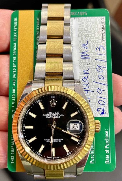 Rolex Datejust Two Tone 41MM Watch 2019