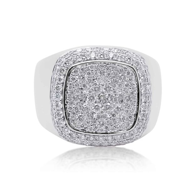 Diamond Ring 1.90 ct. 10K White Gold