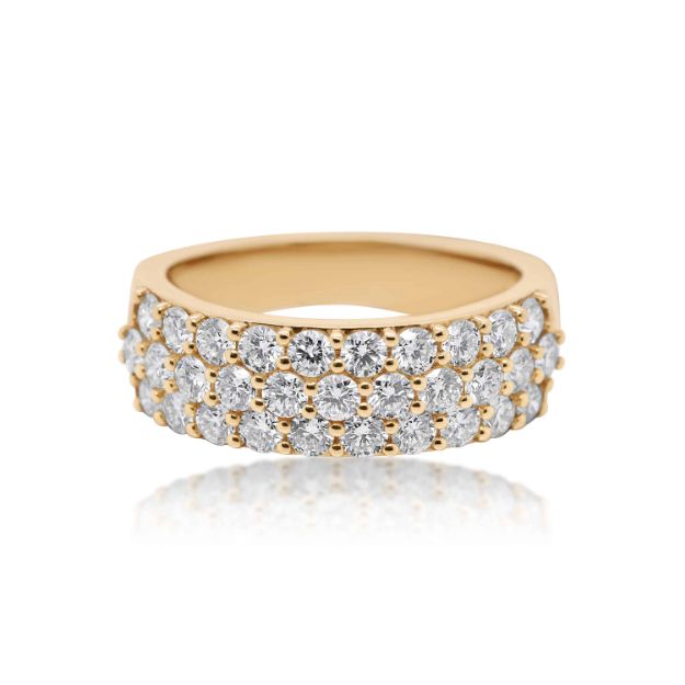 Diamond Ring 2.55 ct. 10K Yellow Gold