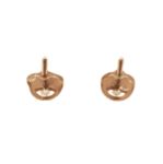 Diamond Square Earrings 0.50ct 14K Rose Gold