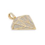 Diamond  Pendant 3.86 ct. 14K Yellow Gold