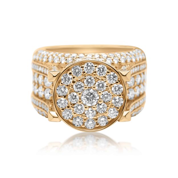 Diamond Ring 6.61 ct. 10K Yellow Gold