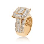 Diamond Ring 4.55 ct. 14K Yellow Gold