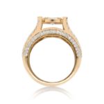 Diamond Ring 4.50 ct. 10K Yellow Gold