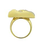 Diamond Buddha Ring 0.54 ct. 14K Yellow Gold