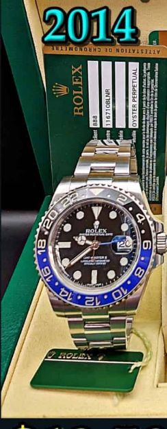 Rolex GMT-II BLNR Watch "Batman" 126710