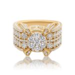 Diamond Ring 4.33 ct. 10K Yellow Gold