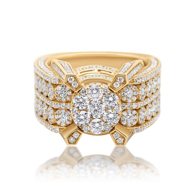 Diamond Ring 4.33 ct. 10K Yellow Gold