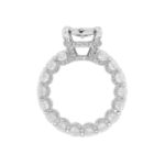 Diamond Ring 3.90 ct. 14K White Gold