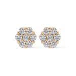 Diamond Earrings 1.90 ct. 10K Yellow Gold