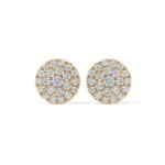 Diamond Earrings 1.35 ct. 10K Yellow Gold 3,25 g