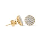 Diamond Earrings 1.14 ct. 10K Yellow Gold