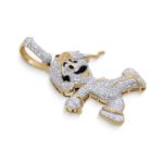 Diamond Mario Pendant 0.87 ct. 10K Yellow Gold