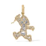 Diamond Mario Pendant 0.87 ct. 10K Yellow Gold