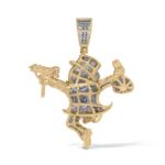 Diamond Monopoly Pendant 0.72 ct. 10K Yellow Gold