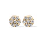 Diamond Earrings 0.35 ct. 10K Yellow Gold