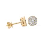 Diamond Earrings 0.65 ct. 10K Yellow Gold