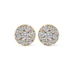 Diamond Earrings 1.51 ct.T 10K Yellow Gold