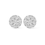 Diamond Earrings 1.55 ct. 10K White Gold