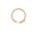 Diamond Hoop Earrings 1.40 ct. 14K Yellow Gold