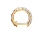 Diamond Hoop Earrings 0.46 ct. 10K Yellow Gold