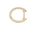 Diamond Hoop Earrings 0.46 ct. 10K Yellow Gold