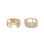 Diamond Hoop Earrings 0.68 ct. 10K Yellow Gold