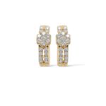 Diamond Hoop Earrings 0.47 ct. 10K Yellow Gold