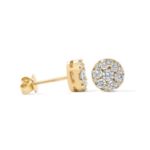 Diamond Earrings 0.95 ct. 10K Yellow Gold