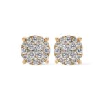 Diamond Earrings 1.94 ct. 10K Yellow Gold