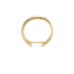 Diamond Hoop Earrings 0.32 ct. 10K Yellow Gold