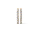 Diamond Hoop Earrings 0.90 ct. 10K Yellow Gold