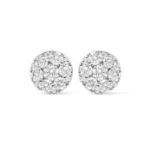 Diamond Earrings 1.10 ct. 10K White Gold