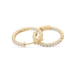 Diamond Hoop Earrings 1.80 ct. 14K Yellow Gold