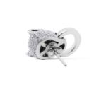 Diamond Panther Earrings 1.55 ct. 14K White Gold