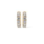 Diamond Hoop Earrings 0.70 ct. 10K Yellow Gold