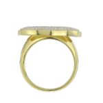 Diamond Bear Claw Ring 1.35 ct. 14K Yellow Gold