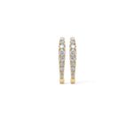 Diamond Hoop Earrings 0.40 ct. 10K Yellow Gold