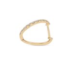 Diamond Hoop Earrings 0.40 ct. 10K Yellow Gold